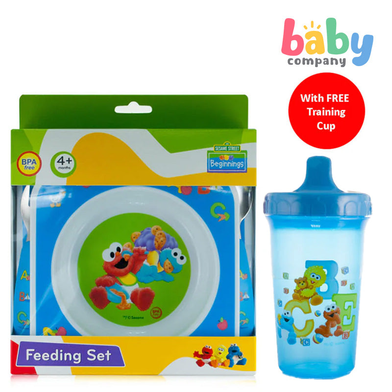 Sesame Beginnings Feeding Set with Free Training Cup