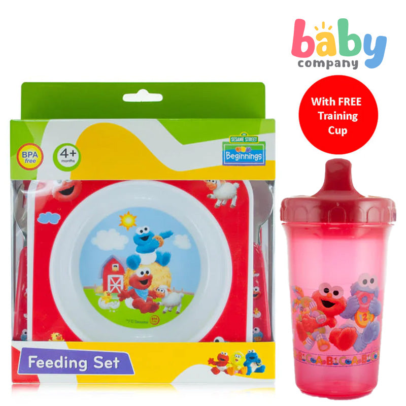 Sesame Beginnings Feeding Set with Free Training Cup