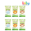 Organic Baby Wipes 20 Sheets - Pack of 6