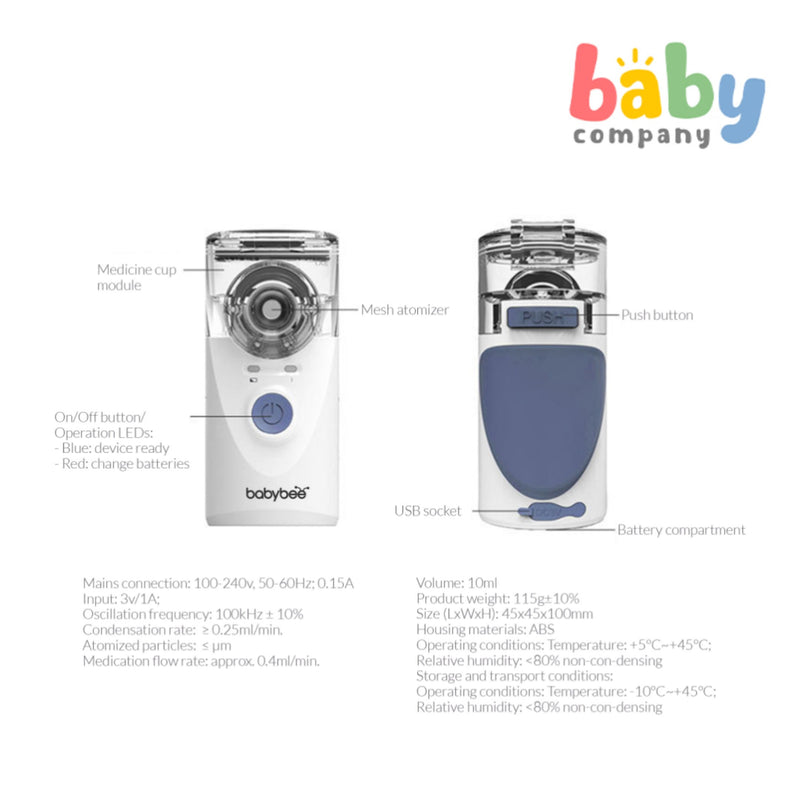 Babybee Portable Nebulizer Inhaler