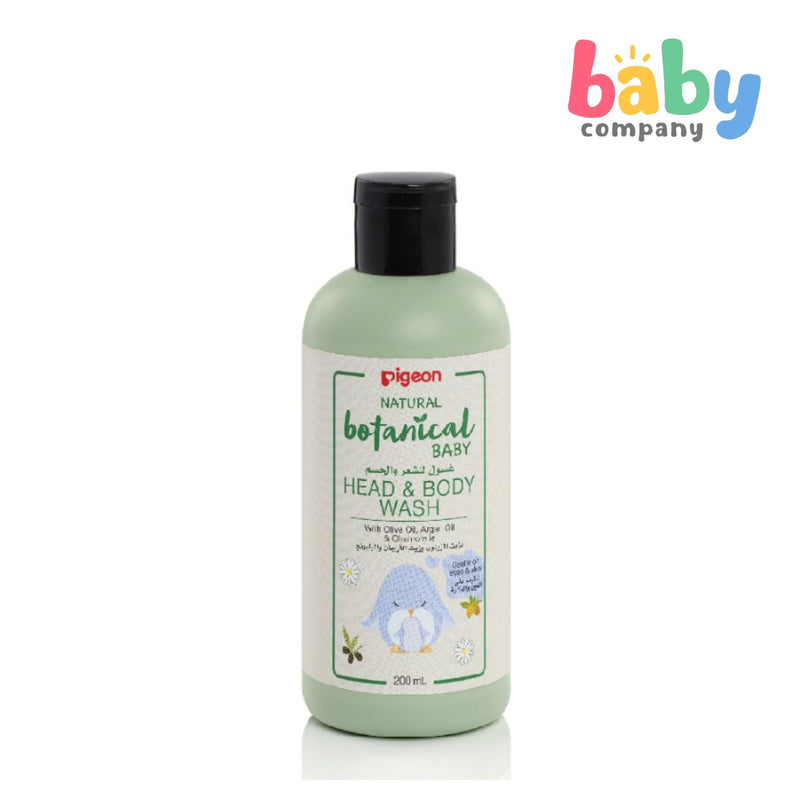 Pigeon Natural Botanical Baby Head & Body Wash 200ml