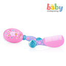 Nuby Baby Comb & Brush Set 0m+ - Pink and Purple