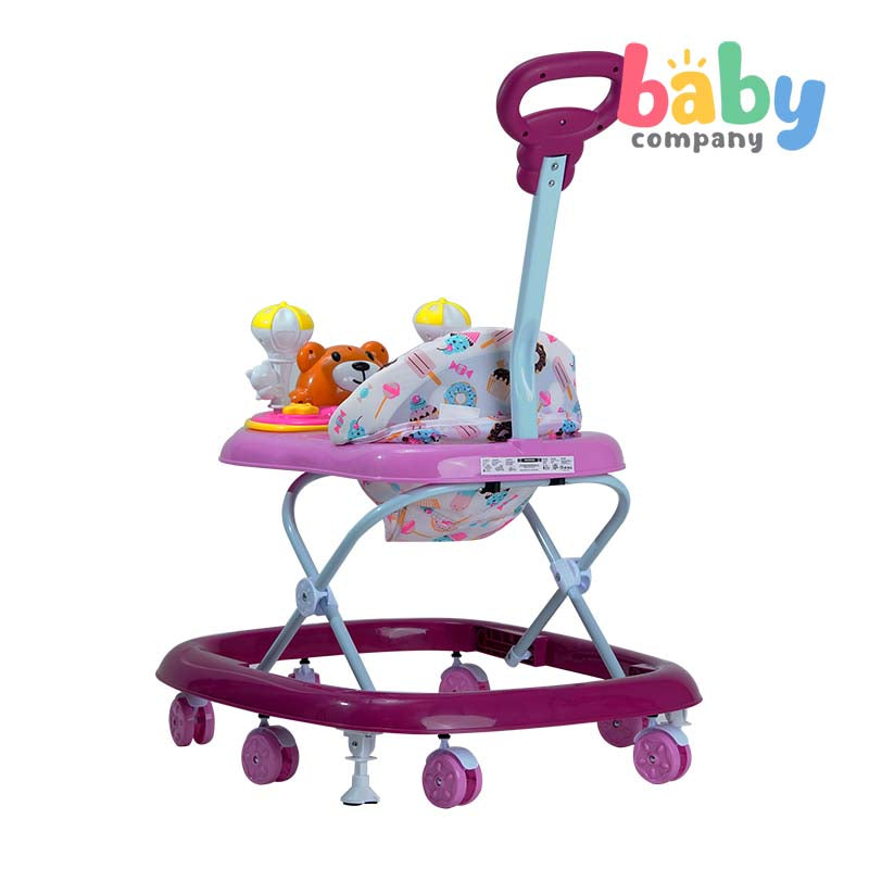 Apruva Walker with Push Handle with Bear Design