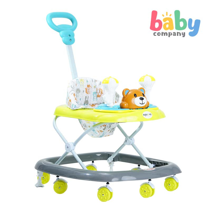 Apruva Walker with Push Handle with Bear Design
