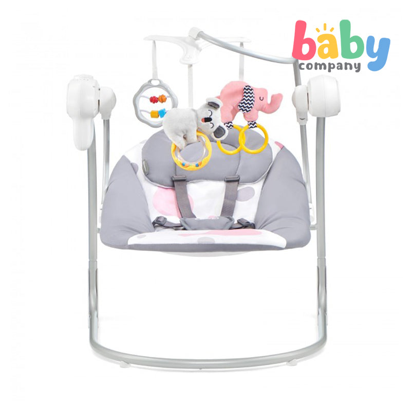 Kinderkraft Minky Bouncer & Rocker - Pink