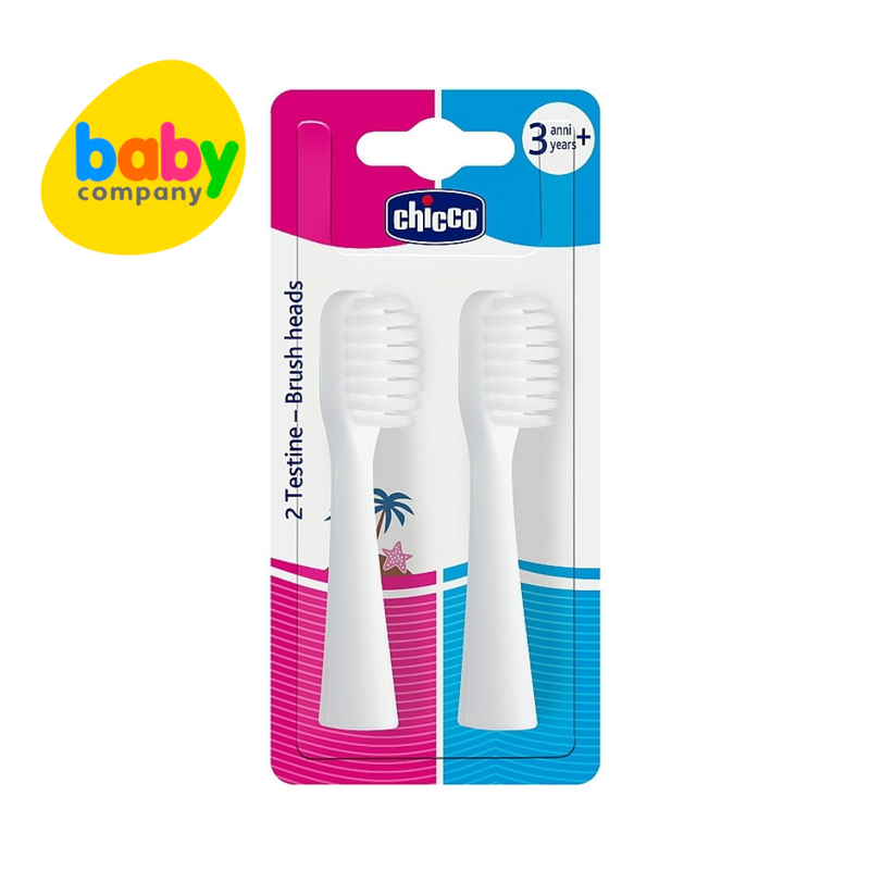 Chicco Kids Electric Toothbrush Heads (2 pcs)