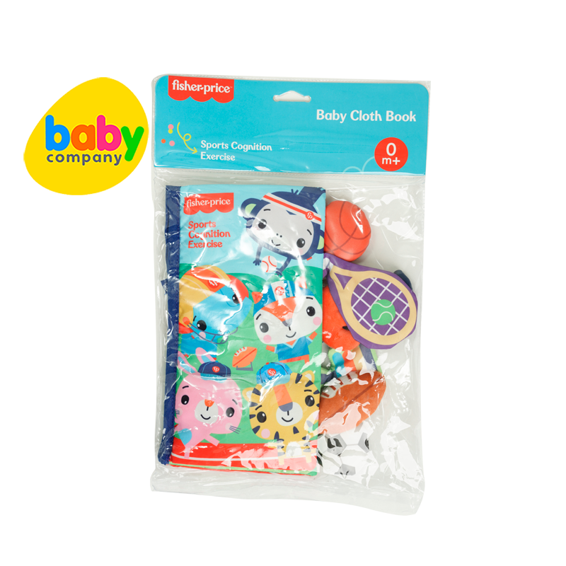 Fisher-Price Baby Cloth Book - Sports Cognition Exercise