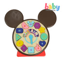 Disney Hooyay Mickey Shape Sorter Clock