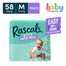 Rascals Diapers Pants Jumbo Pack - Medium, 58pcs