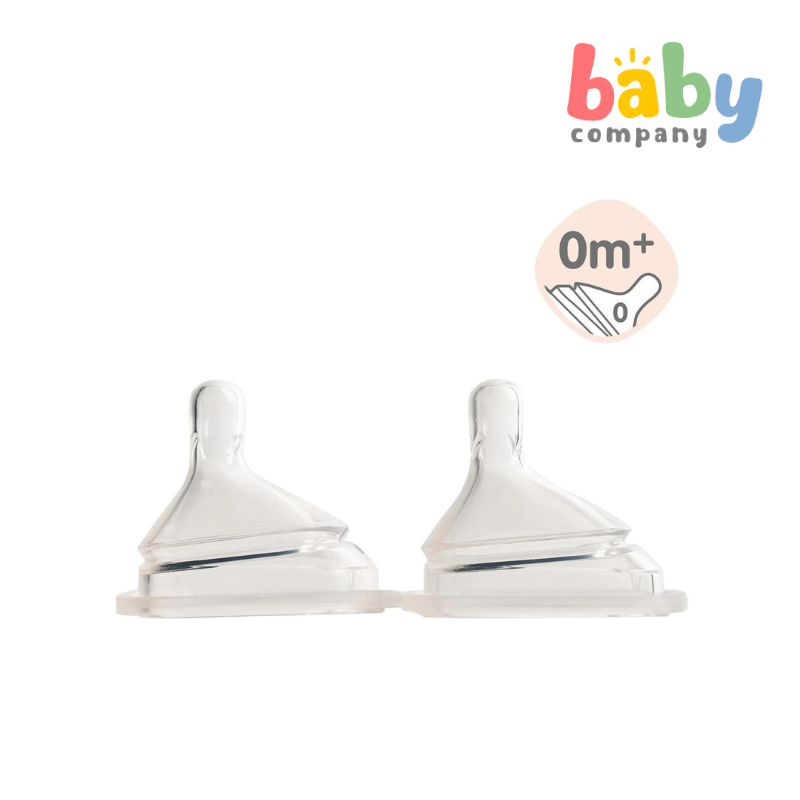 Hegen Extra Slow Flow Teat For 0 months+ (Pack of 2)