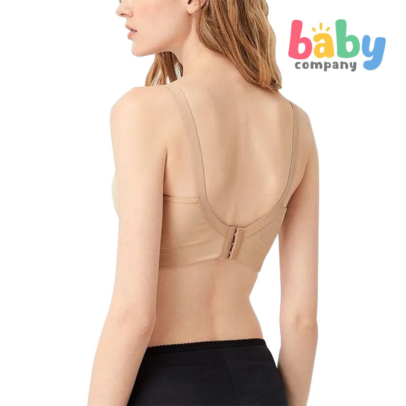 Mamaway Ultra Breezy Seamless Maternity & Nursing Bra  - Nude