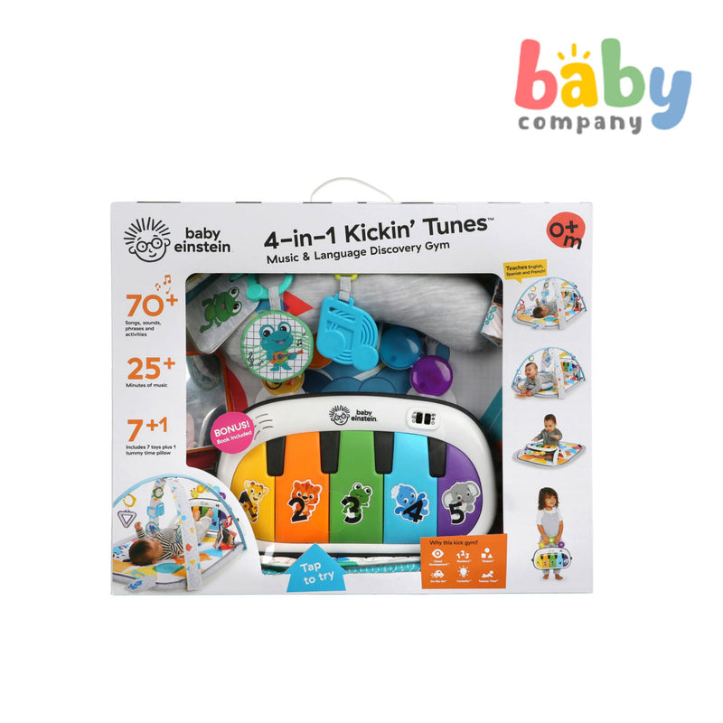 Kids II Baby Einstein 4-in-1 Kickin' Music and Language Discovery Gym