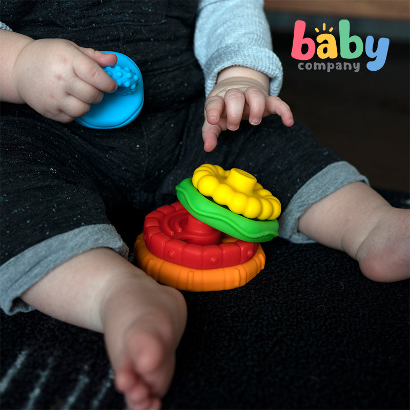 Kids II Baby Einstein Stack & Teethe Textured Teether