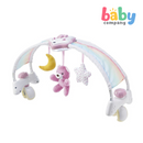 Chicco Rainbow Sky 2-in-1 Bed Arch with Tunes and Lights - Girl