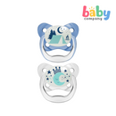 Dr. Brown's PreVent Orthodontic Baby Pacifier, Stage 2 (6-18m), 2-Pack, Blue