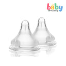 Lansinoh 2-Piece NaturalWave Teats Nipple, Fast Flow - 2 Packs