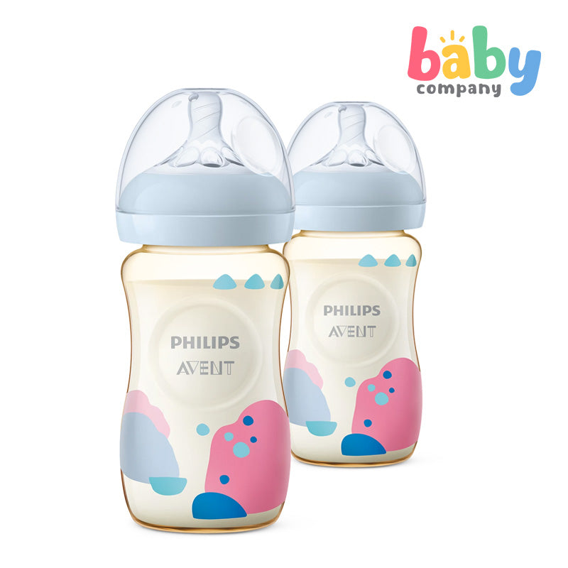 Philips Avent Natural PPSU Premium Feeding Baby Bottle 9oz Twin Pack