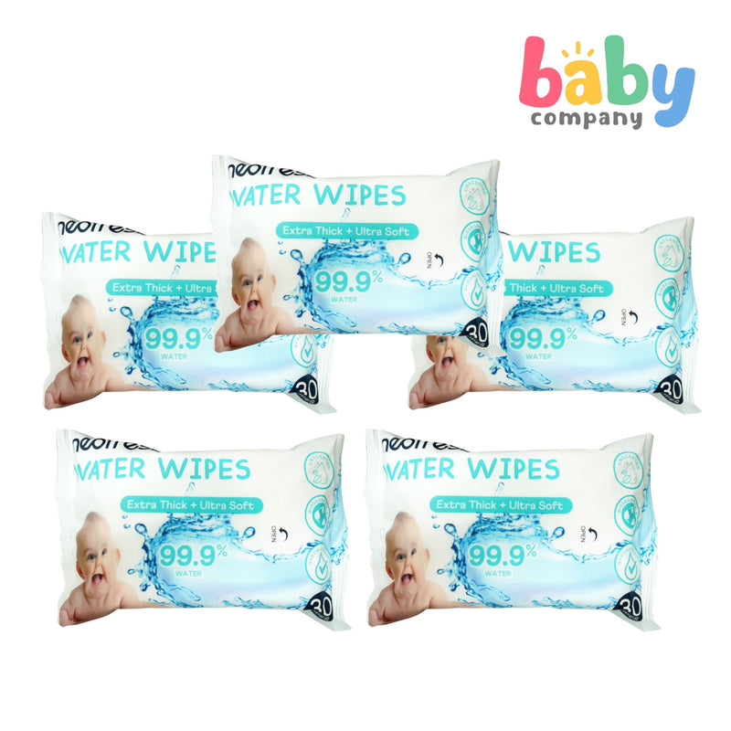 Neofresh 5-Pack Unscented Waterwipes 30s