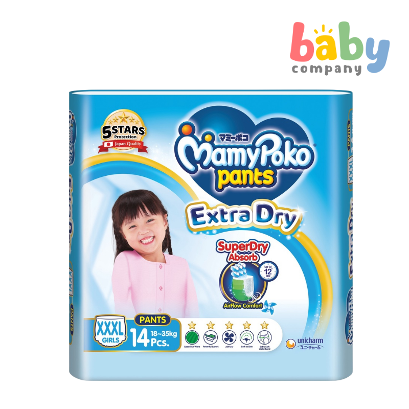 MamyPoko Pants Extra Soft Girl - Triple XL, 14s