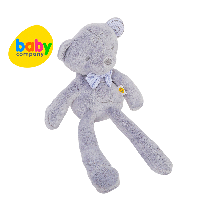 Baby Company Long-Legged Bunny Plush Toy - Gray