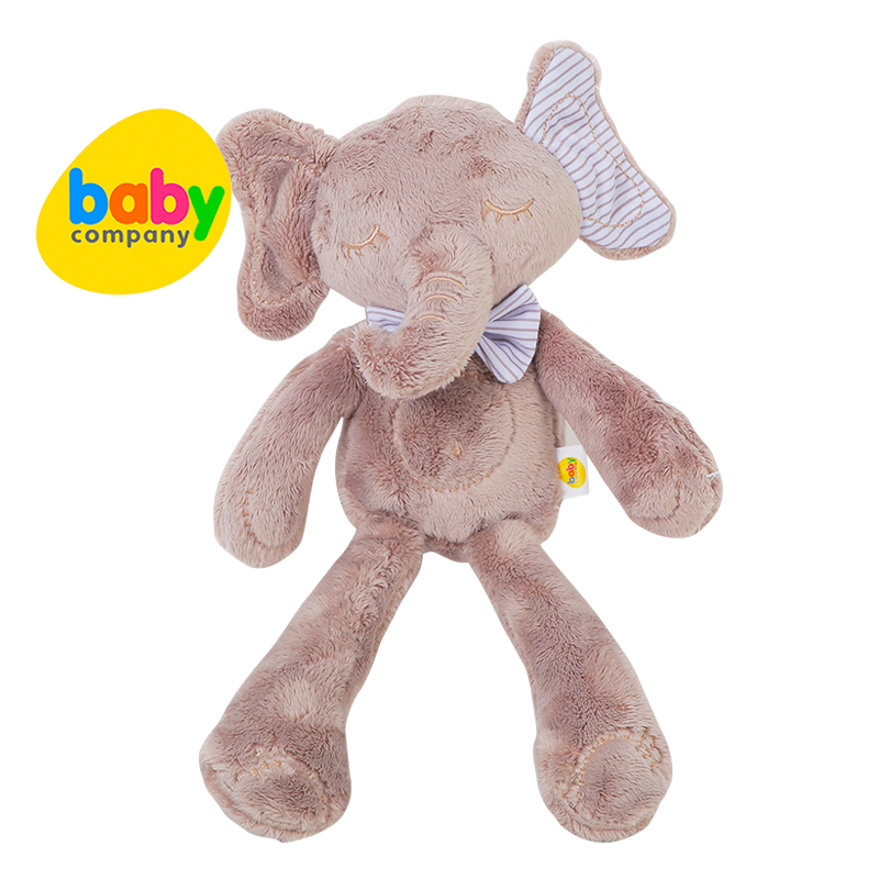 Baby Company Long-Legged Elephant Plush Toy - Gray