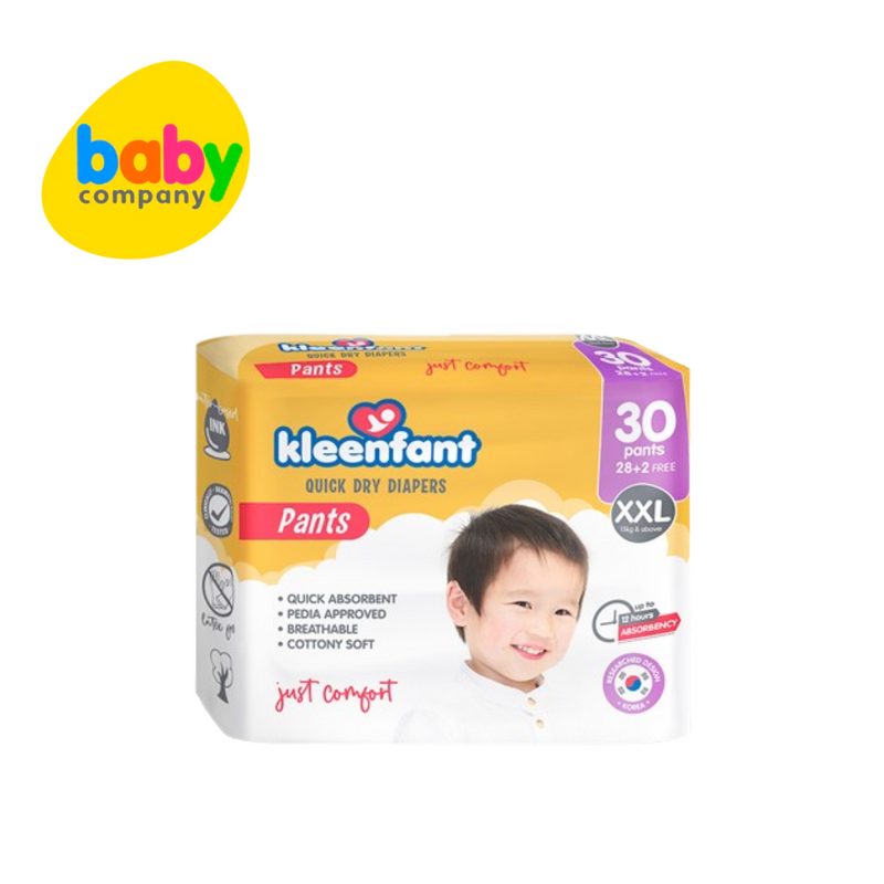 Kleenfant Quick Dry Diaper Pants - XXL, 30 Pads