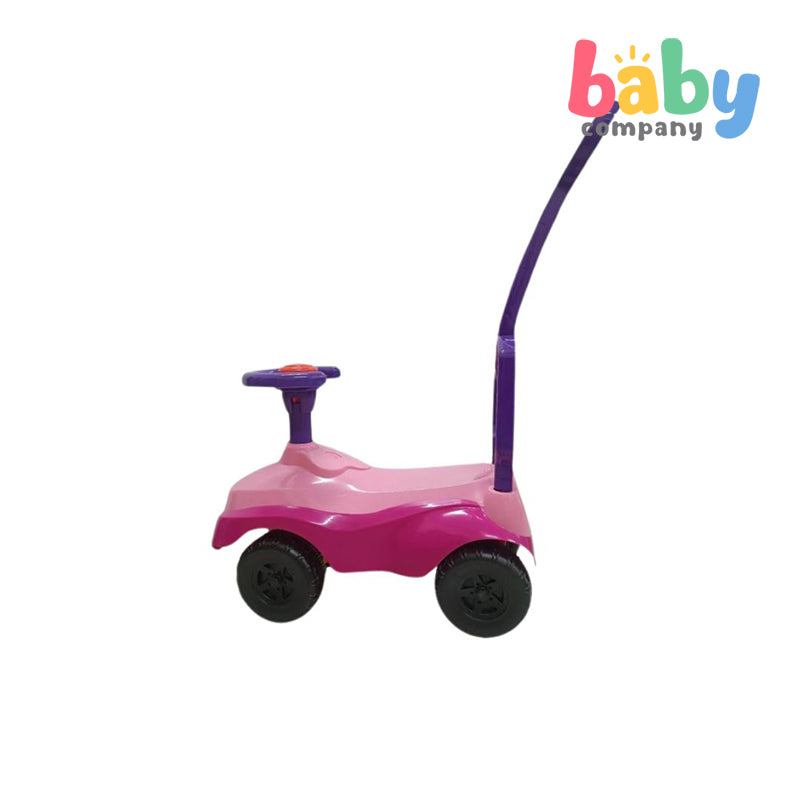 Wizkid Kiddie Ride-On with Handle - Pink