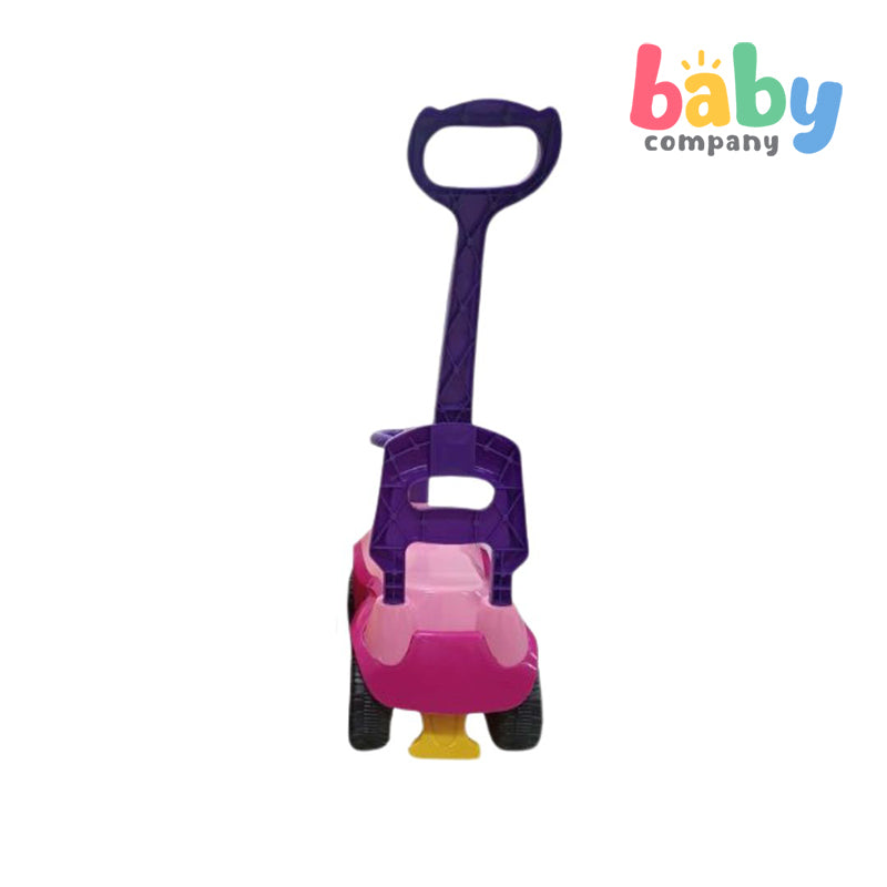 Wizkid Kiddie Ride-On with Handle - Pink