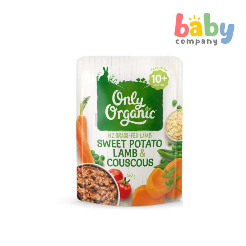 Only Organic Sweet Potato Lamb & Couscous (10+ mos) 170g