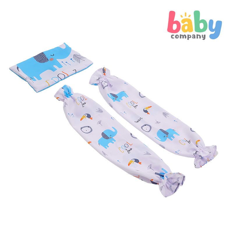 Bloom Baby Bolster and Pillow Case Set - Cool Zoo