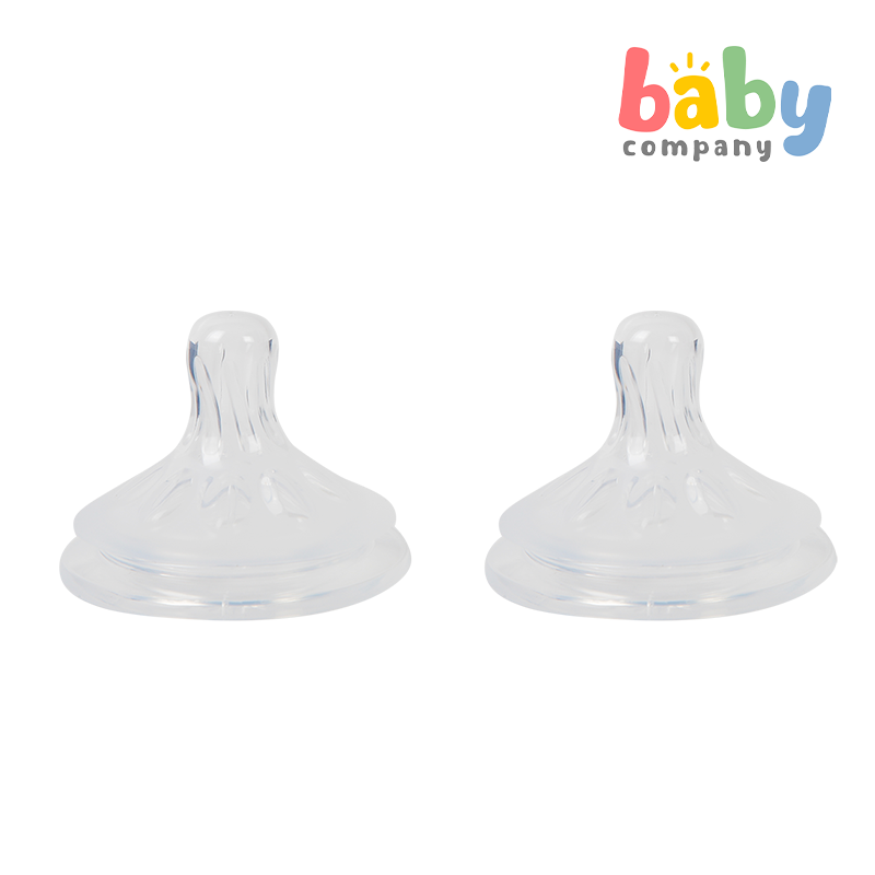 Mom & Baby Natural Silicone Nipple - Slow Flow