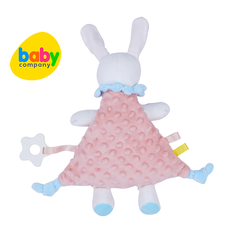 Baby Company Plush Taggies with Teether - Bunny