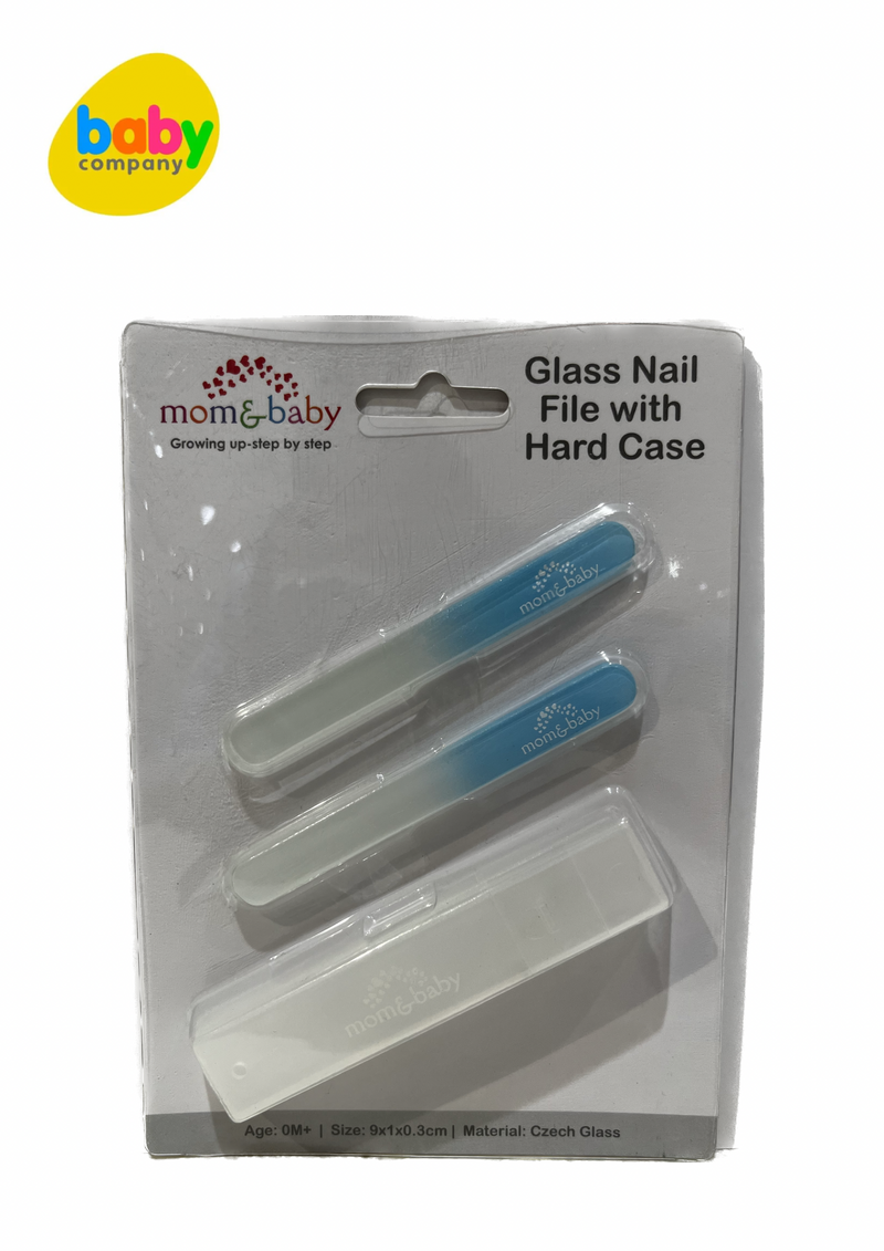 Mom & Baby 2-Pack Glass Nail File - Blue