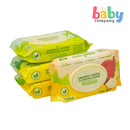 Organic Baby Wipes Cleansing Wipes Assorted Pack of 4 - 70s per pack