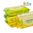 Organic Baby Wipes Cleansing Wipes Assorted Pack of 4 - 70s per pack