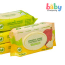 Organic Baby Wipes Cleansing Wipes Assorted Pack of 4 - 70s per pack