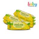 Organic Baby Wipes Cleansing Wipes English Pear Pack of 6 - 12s per pack