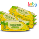 Organic Baby Wipes Cleansing Wipes English Pear Pack of 6 - 12s per pack