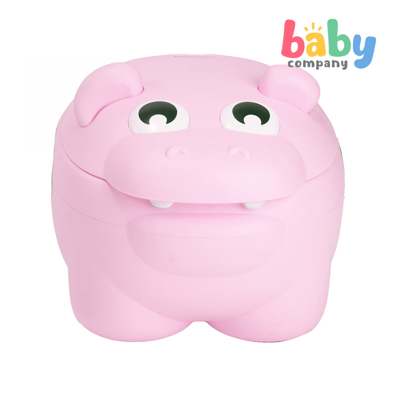 Mom & Baby Hippo Potty Trainer  - Pink