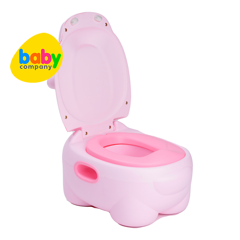 Mom & Baby Hippo Potty Trainer  - Pink