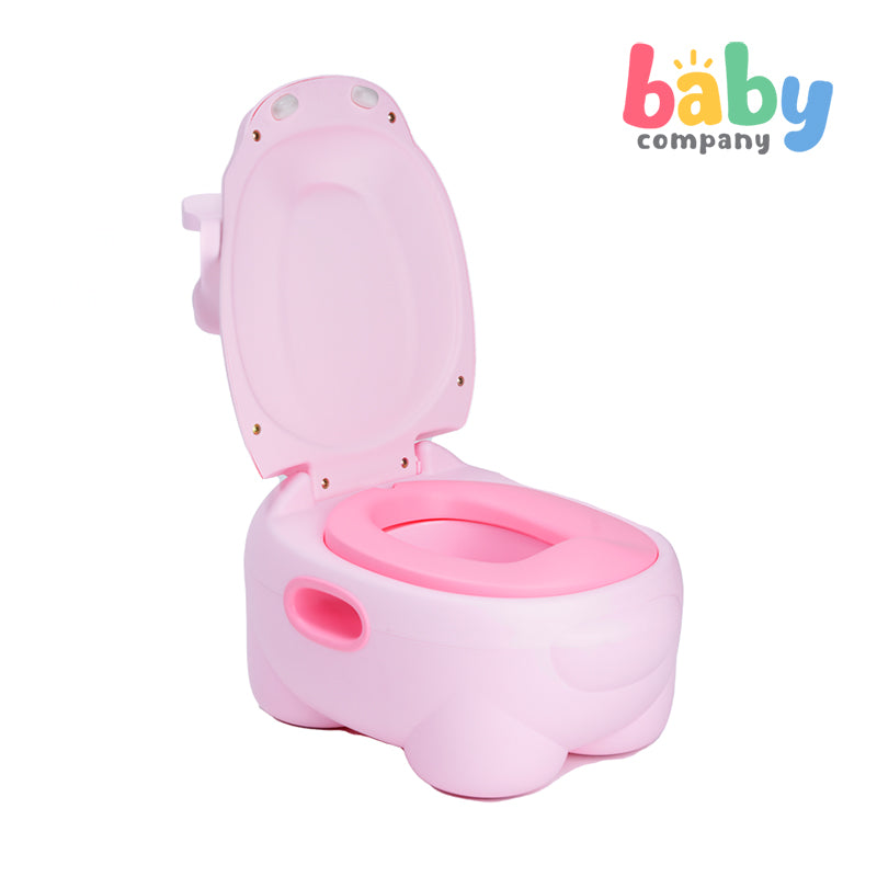 Mom & Baby Hippo Potty Trainer  - Pink