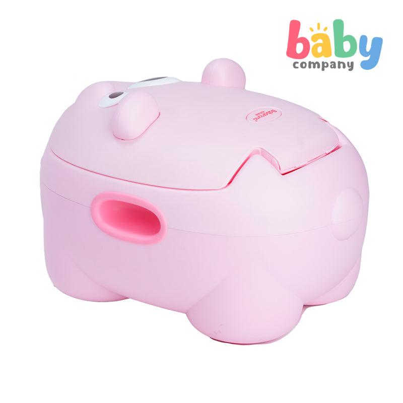 Mom & Baby Hippo Potty Trainer  - Pink