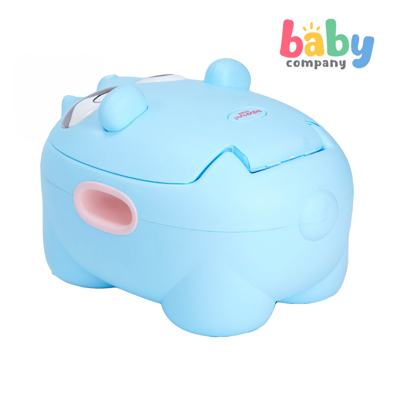 Mom & Baby Hippo Potty Trainer  - Blue