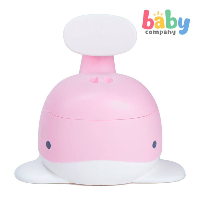 Mom & Baby Whale Potty Trainer - Pink