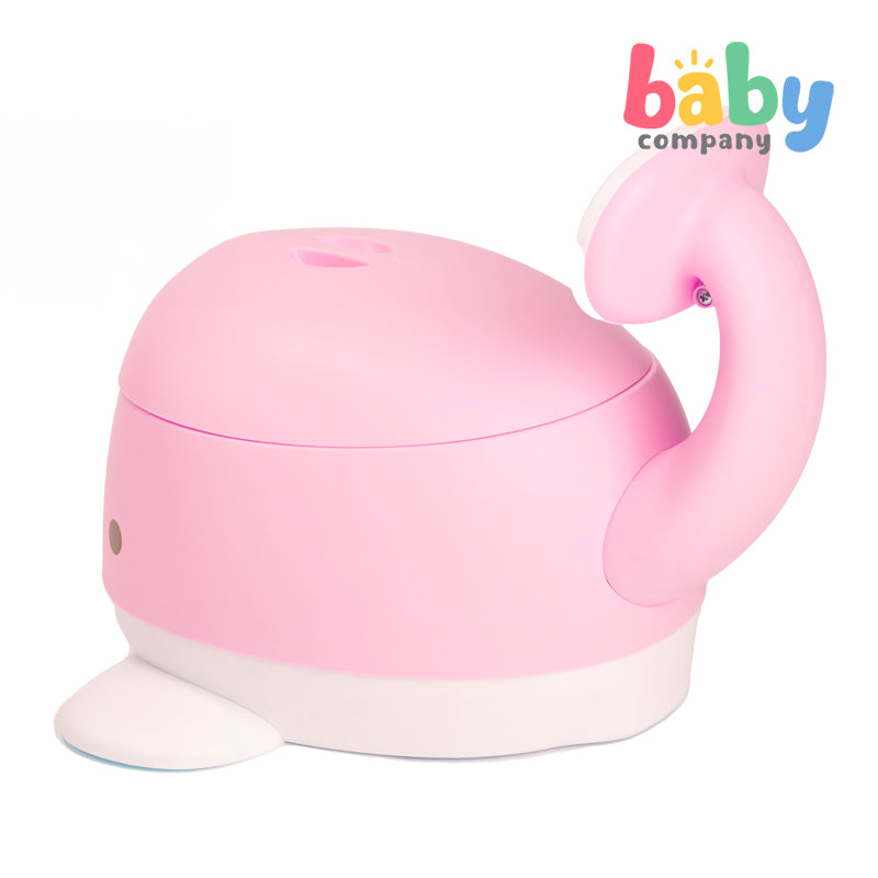 Mom & Baby Whale Potty Trainer - Pink