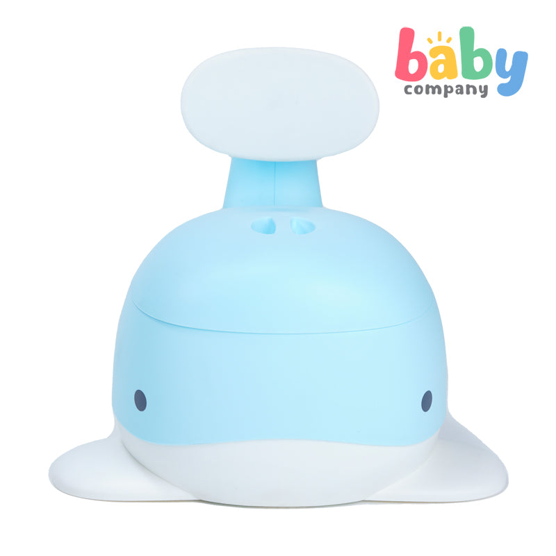 Mom & Baby Whale Potty Trainer - Blue