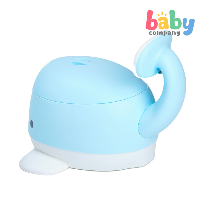 Mom & Baby Whale Potty Trainer - Blue