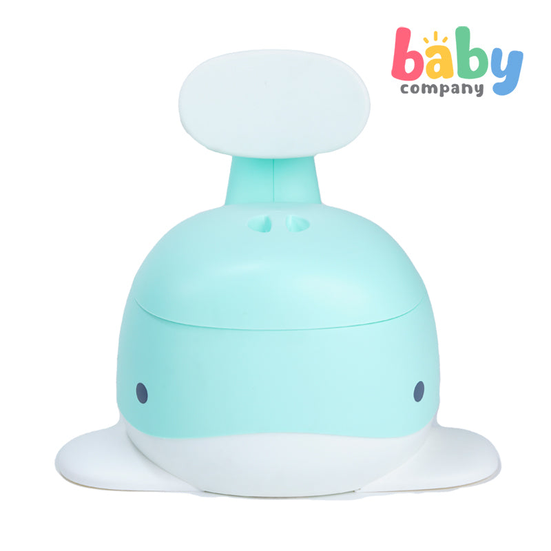 Mom & Baby Whale Potty Trainer - Green