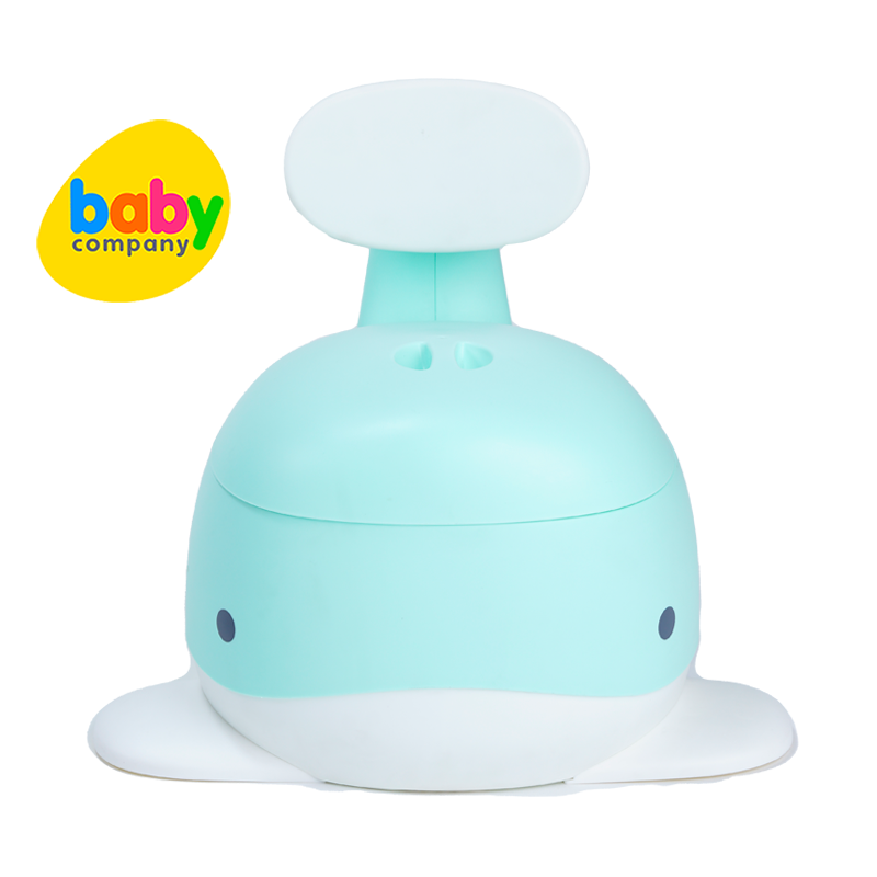 Mom & Baby Whale Potty Trainer - Green
