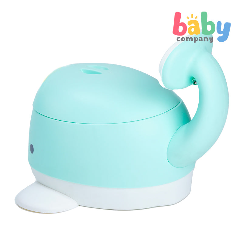 Mom & Baby Whale Potty Trainer - Green